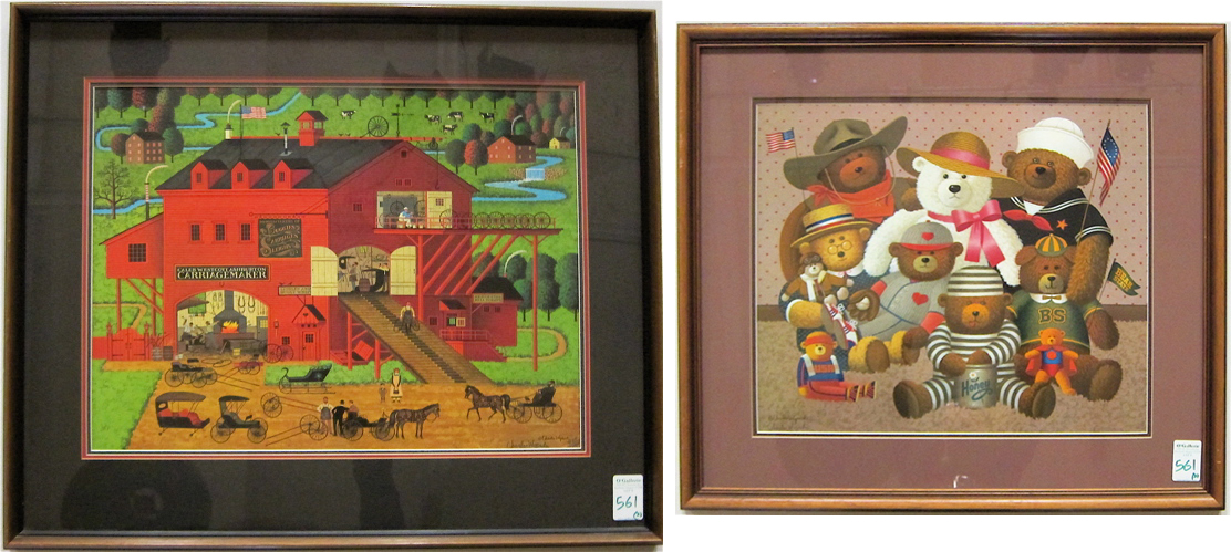 CHARLES WYSOCKI TWO PRINTS