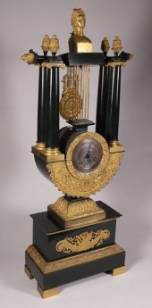 CHARLES X GILT AND PATINATED B