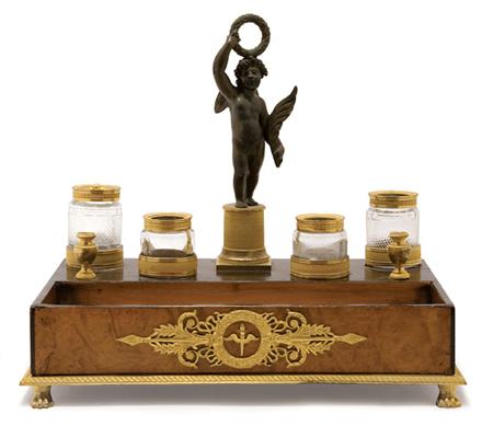 Charles X Gilt and Patinated-Bronze