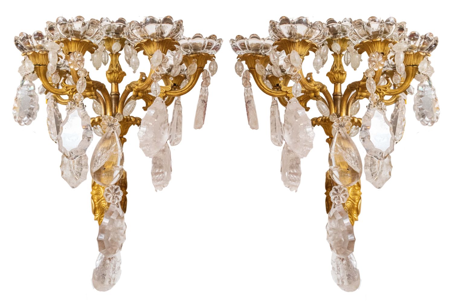 CHARLES X GILT BRONZE & ROCK
