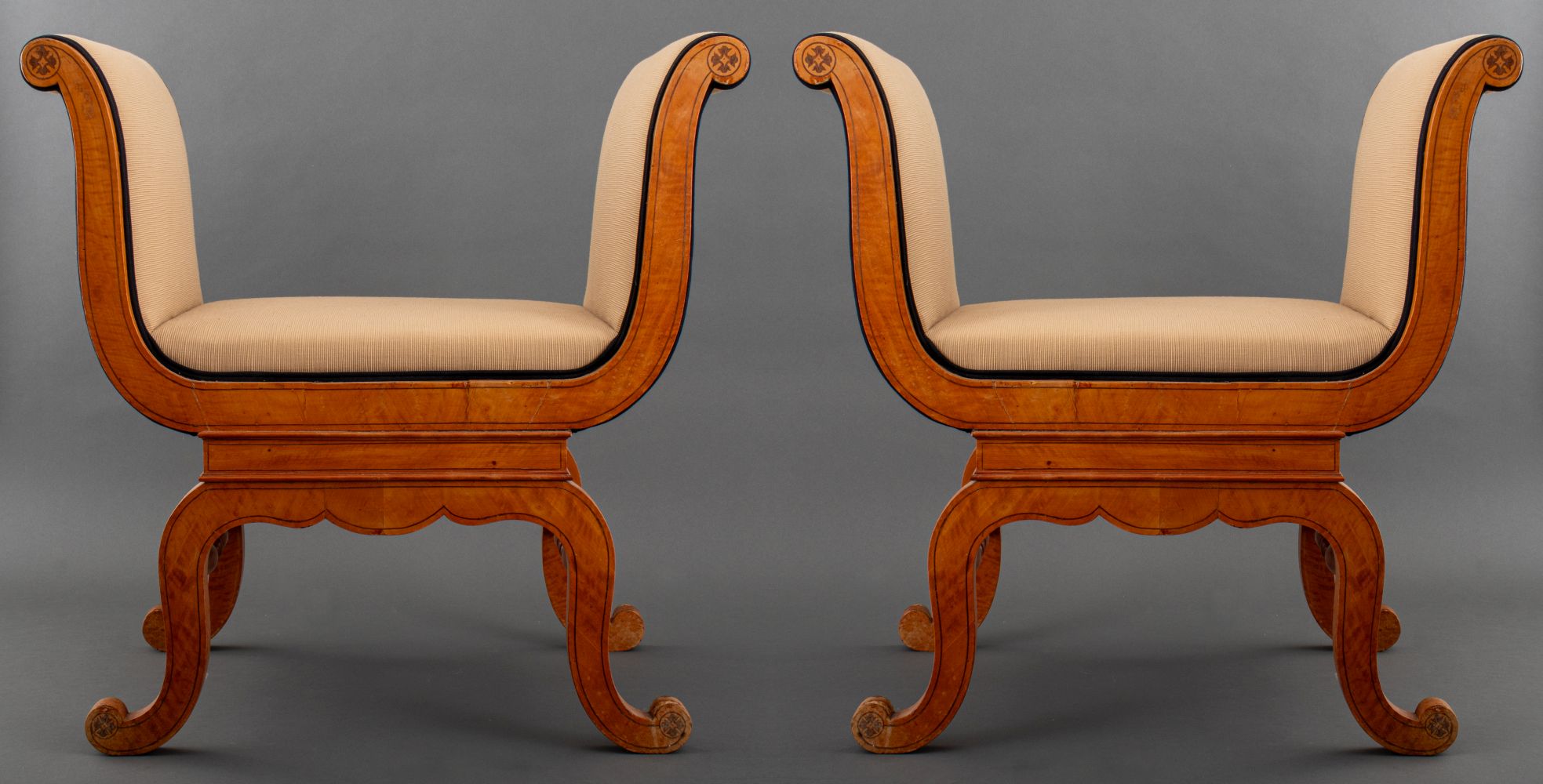 CHARLES X INLAID SATINWOOD