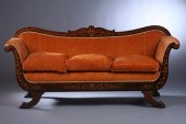 CHARLES X MAHOGANY MARQUETRY I