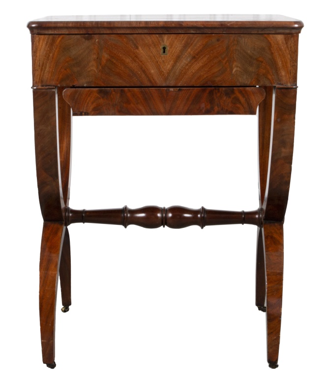 CHARLES X MAHOGANY WORK OR SEWING