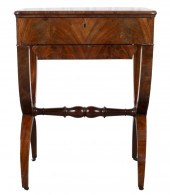 CHARLES X MAHOGANY WORK OR SEW
