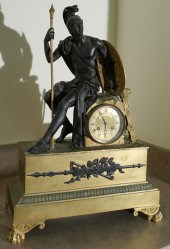 CHARLES X ORMOLU AND BRONZE 'J