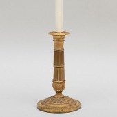 CHARLES X ORMOLU CANDLESTICK L