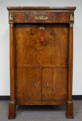 CHARLES X ORMOLU MOUNTED MAHOG