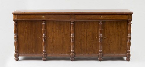 CHARLES X PLUMB PUDDING MAHOGANY