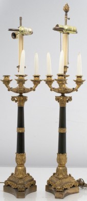 CHARLES X STYLE GILT BRONZE CA