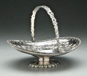 Charleston coin silver basket,