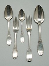 Charleston coin silver flatwar