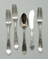 Charleston coin silver flatwar