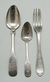 Charleston coin silver flatwar