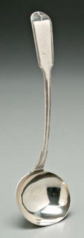 Charleston coin silver ladle,