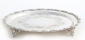Charleston coin silver salver