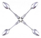 Charleston coin silver spoons