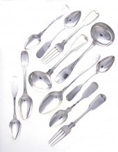 Charleston coin silver spoons