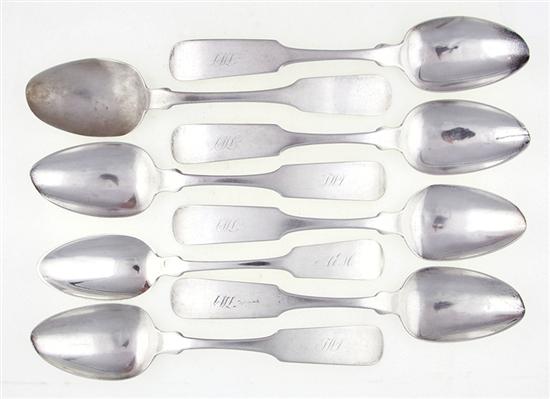Charleston coin silver spoons