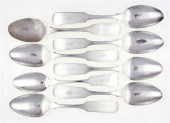 Charleston coin silver spoons