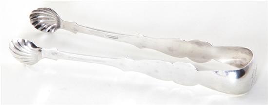 Charleston coin silver tongs