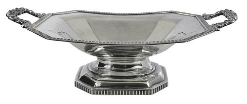 CHARLESTON COINS SILVER BASKET,