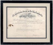 Charleston Exposition certific