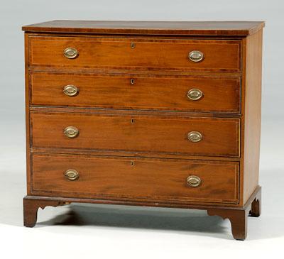 Charleston Federal inlaid chest,
