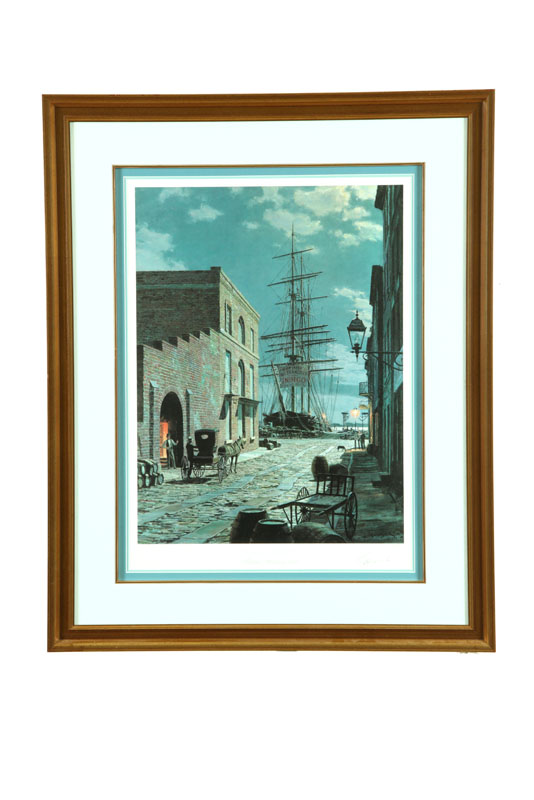 CHARLESTON  PRIOLEAU STREET IN 1870