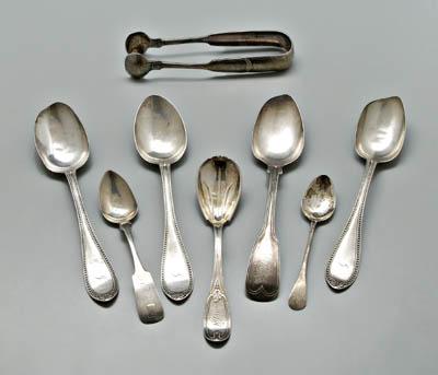 Charleston silver flatware: Peter