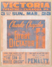 CHARLIE CHAPLIN AT THE VICTORI