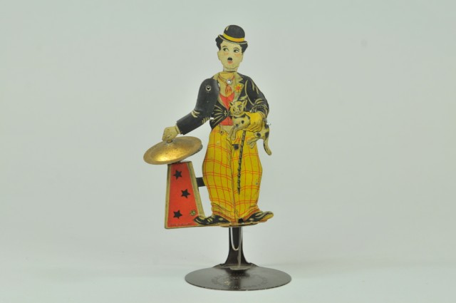 CHARLIE CHAPLIN CYMBAL PLAYER Litho