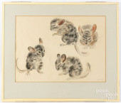 CHARLOT BOWMAN, SKETCH OF MICE