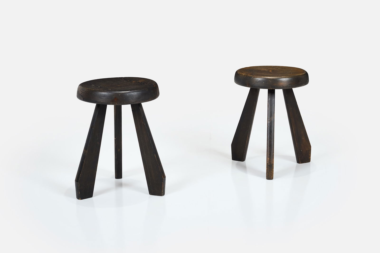 CHARLOTTE PERRIAND, STOOLS, FROM