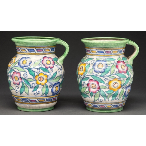 Charlotte Rhead. A pair of Crown