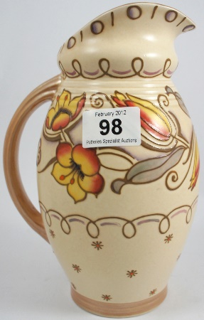 Charlotte Rhead Jug decorated