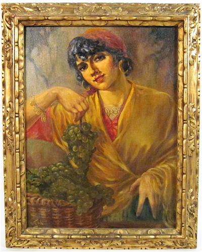 CHARLOTTE ROBERTA MISH OIL ON