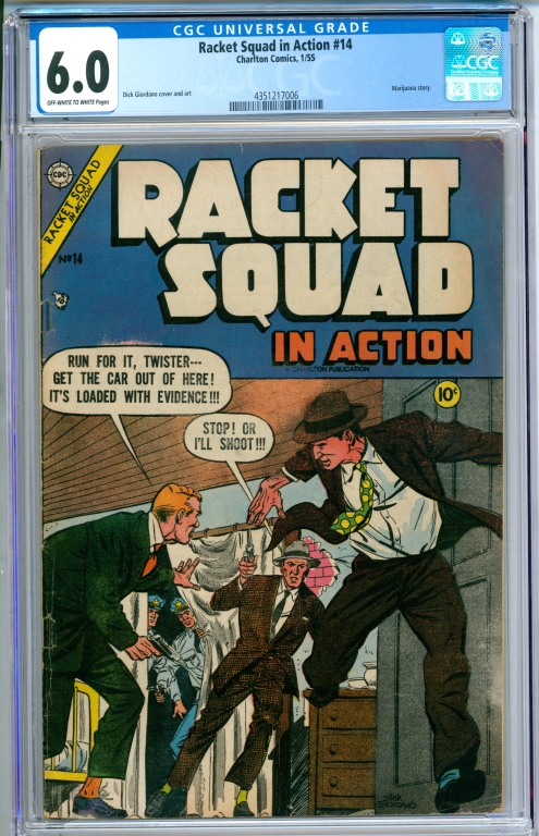 CHARLTON COMICS RACKET SQUAD IN