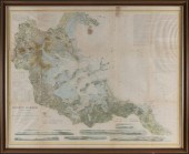 CHART OF BOSTON HARBOR FRAMED