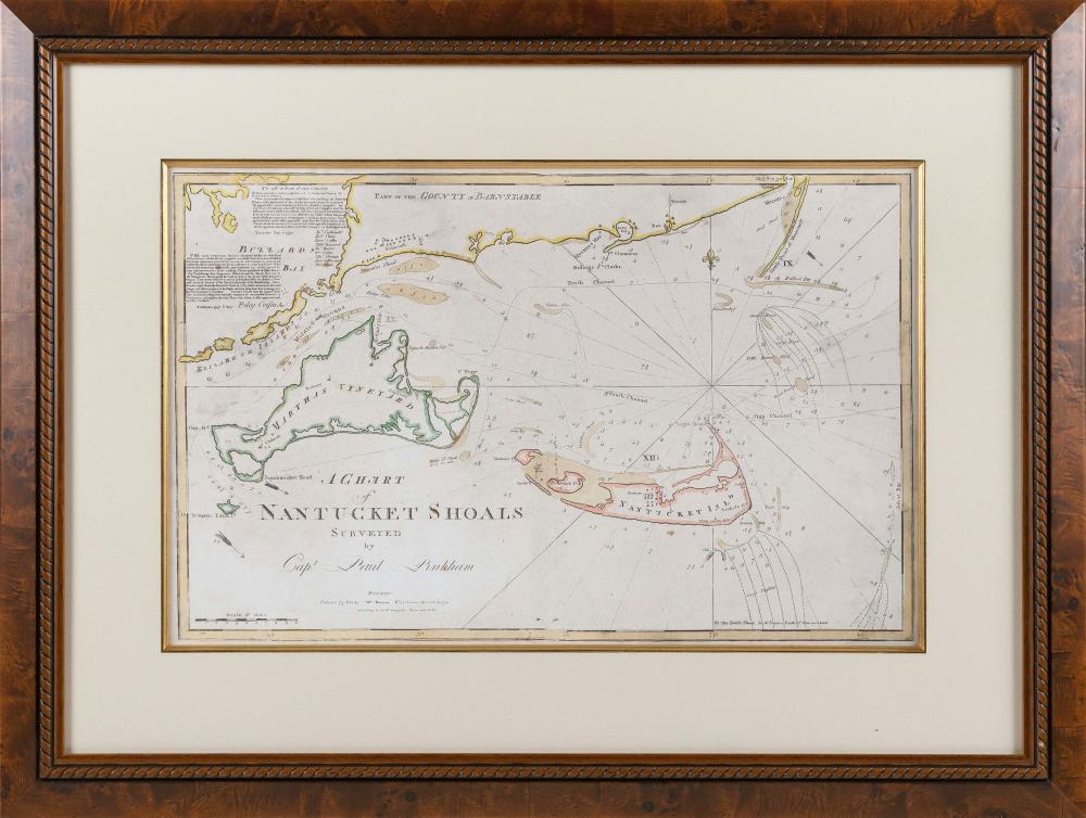 CHART OF NANTUCKET SHOALS