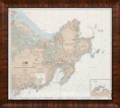CHART OF THE NORTH SHORE OF MA