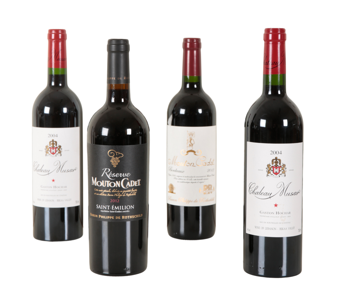 CHATEAU MUSAR 2004 two 75cl