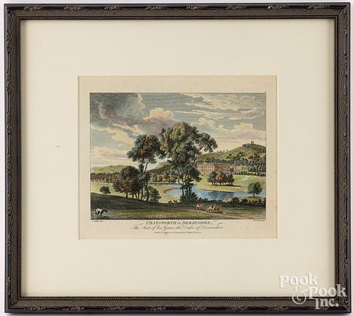 CHATSWORTH COLOR ENGRAVINGColor