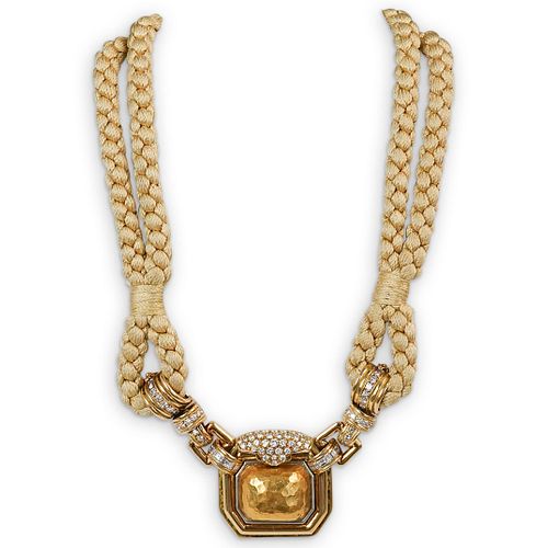 CHAUMET 18K GOLD AND DIAMOND