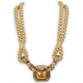 CHAUMET 18K GOLD AND DIAMOND C