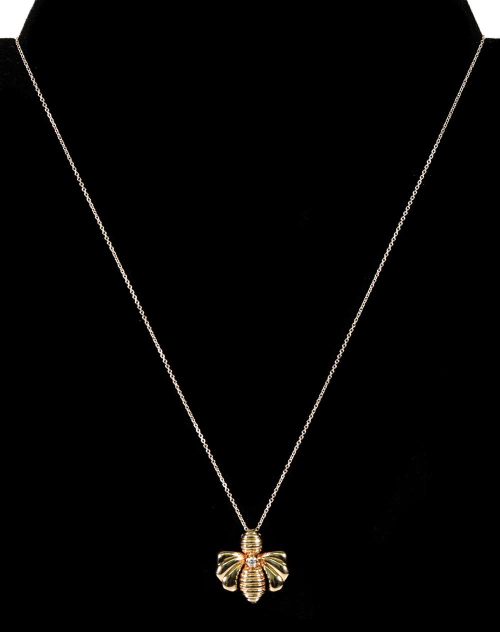 CHAUMET PARIS 18K YG DIAMOND BUMBLE