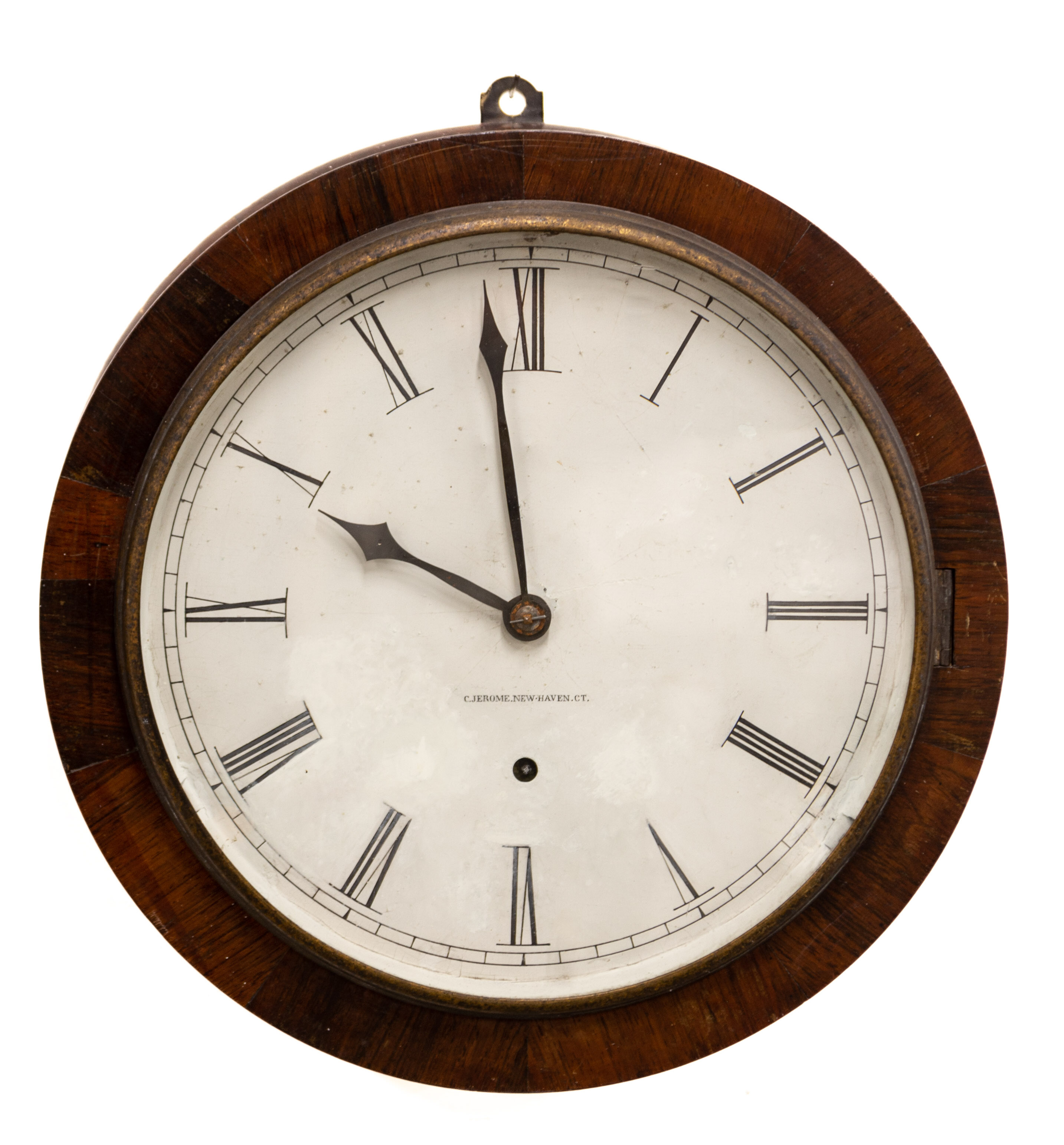 CHAUNCEY JEROME GALLERY CLOCK Circa