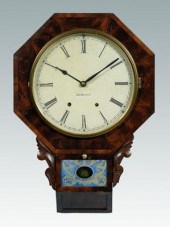 Chauncy Jerome wall clock, oct