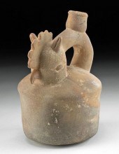 CHAVIN STIRRUP VESSEL HARPY EA
