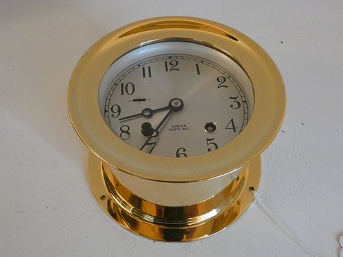 CHELSEA BRASS CLOCK &