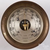 CHELSEA BRASS SHIP'S BAROMETER